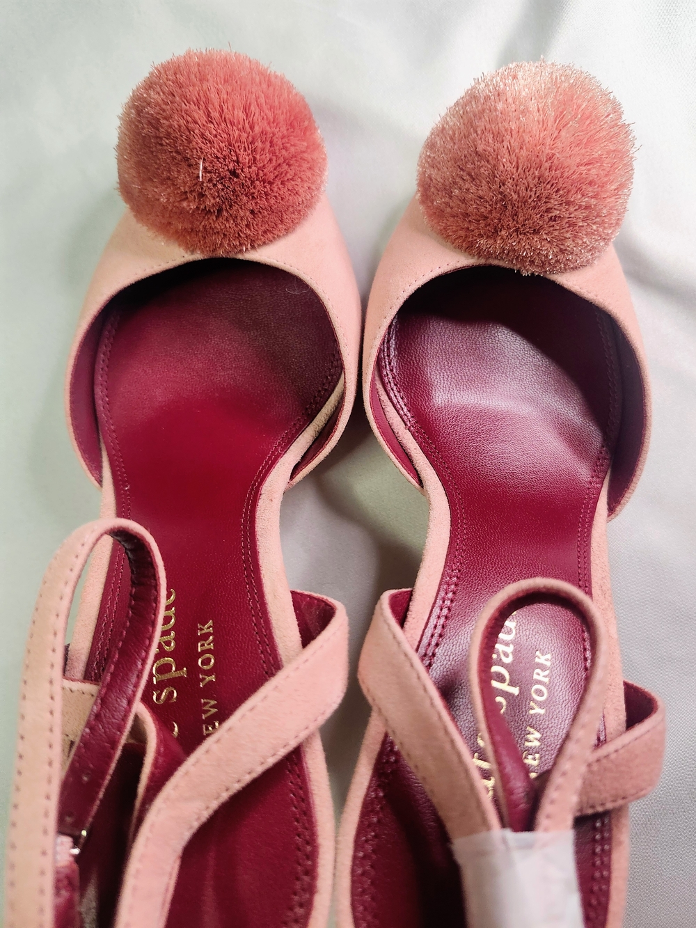Kate Spade Pink Pom-Pom Pointed Toe Pumps - Picture 8 of 8